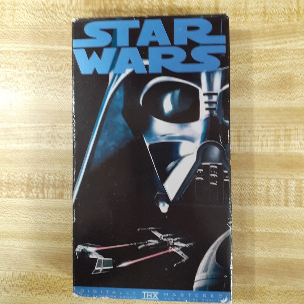 Star Wars A New Hope 1977 VHS 1995 Release George Lucas Cult Classic Scifi VTG